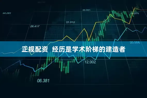 正规配资  经历是学术阶梯的建造者