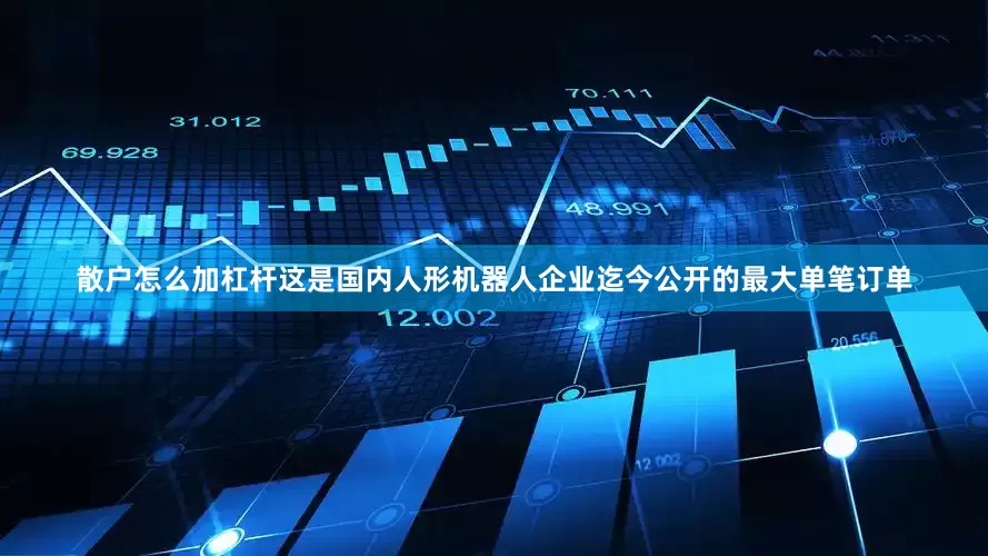 散户怎么加杠杆这是国内人形机器人企业迄今公开的最大单笔订单